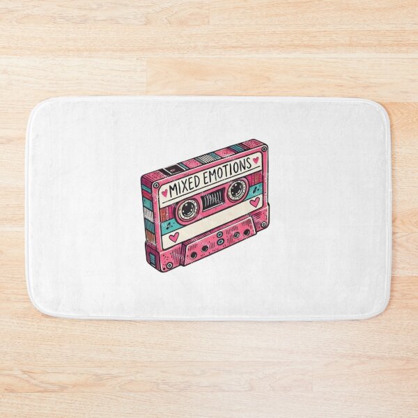 Item preview, Mixed Emotions Cassette – 90s Nostalgia Sticker for Laptop designed and sold by Mustangana.