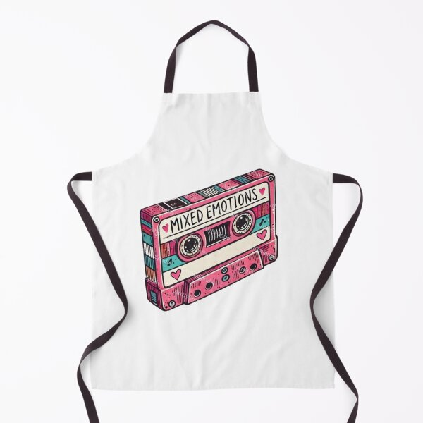 Item preview, Mixed Emotions Cassette – 90s Nostalgia Sticker for Laptop designed and sold by Mustangana.