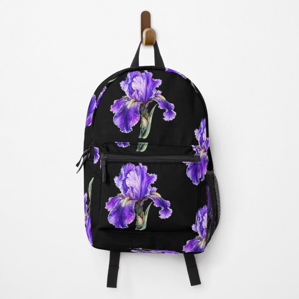 Item preview, Purple Iris Illustration | Watercolor Botanical Sketch Art designed and sold by ColorSplash123.