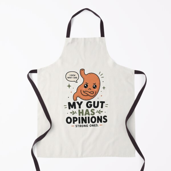 Item preview, My Gut Has Opinions - Funny IBS Digestive Health Design designed and sold by BlackSector77.