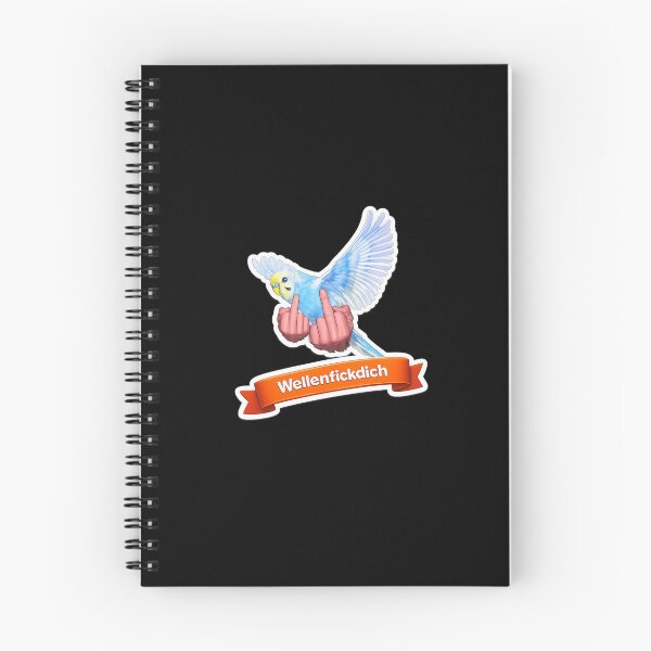 Item preview, Budgie Fuck You – Cheeky Budgie Meme Sticker designed and sold by Anti-Current Thing.