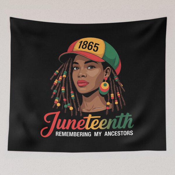Item preview, Juneteenth Women Loc'd Hair Remebering My Ancestors designed and sold by SapfireStuArt.