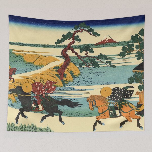 Item preview, Barrier Town on the Sumida River - Katsushika Hokusai designed and sold by themasters.