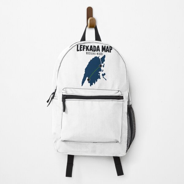 Item preview, Lefkada map with Vasiliki Nidri designed and sold by pirminio.