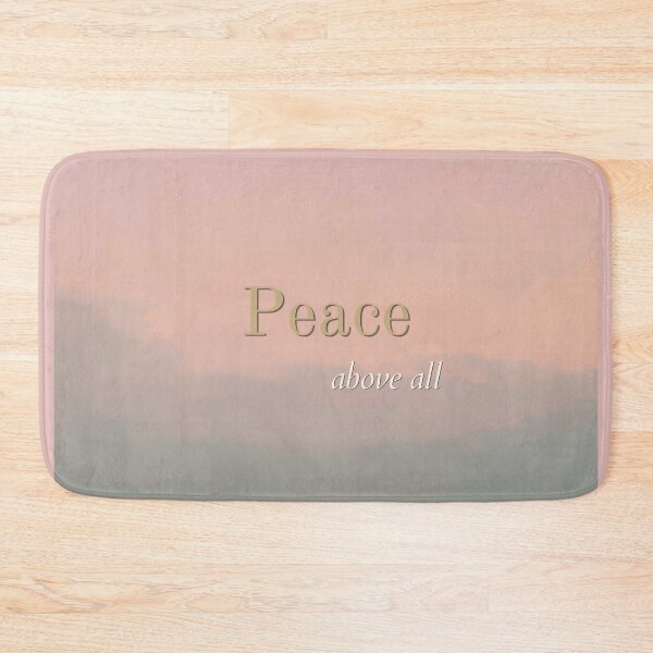 Item preview, Peace Over Everything – Calm Healing Affirmation Quote designed and sold by CosmicQuietLab.