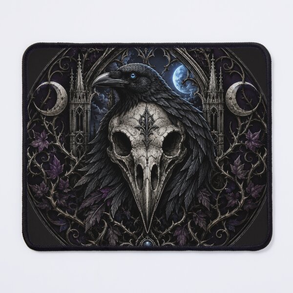 Item preview, Raven Skull Gothic Emblem designed and sold by DutteArt.