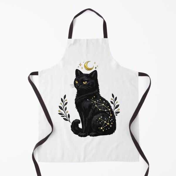 Item preview, Witchy Black Cat Celestial Constellation Moon Magic designed and sold by tineldesign.