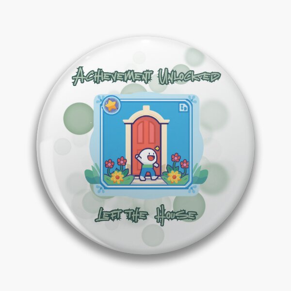 Item preview, Achievement Unlocked Left The House Funny Introvert Meme designed and sold by iamKRUK.
