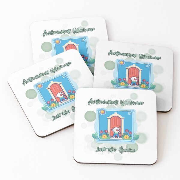 Item preview, Achievement Unlocked Left The House Funny Introvert Meme designed and sold by iamKRUK.