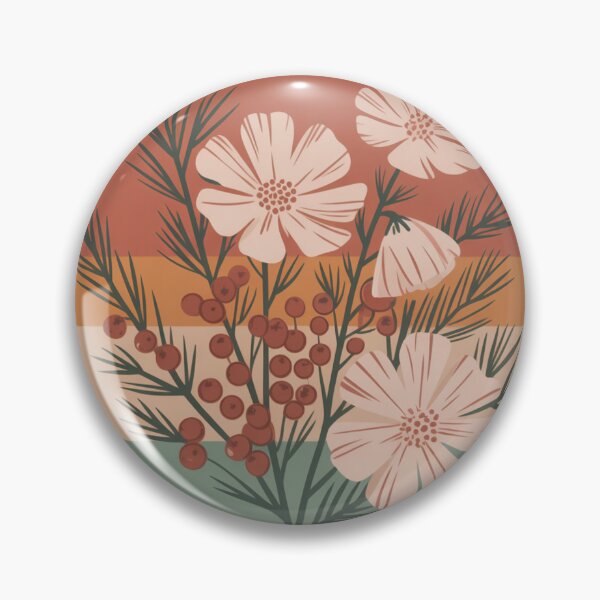 Item preview, Botanical Juniper Flowers Desert Art Sticker designed and sold by LukaRealm.