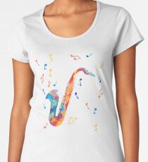 Saxophone Women's Premium T-Shirt