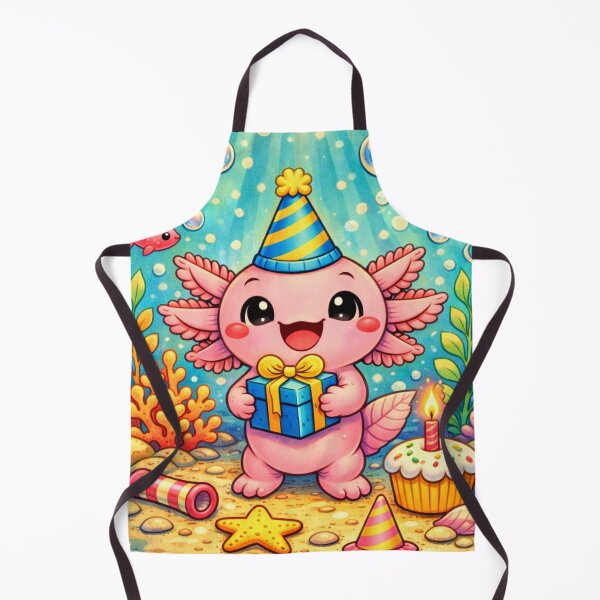 Item preview, Birthday Axolotl Party - Cute Kawaii Celebration designed and sold by ImagineNature.