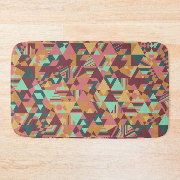 Item preview, Retro Rhythmic Triangle Mosaic Pattern designed and sold by Dibujo Divertido.