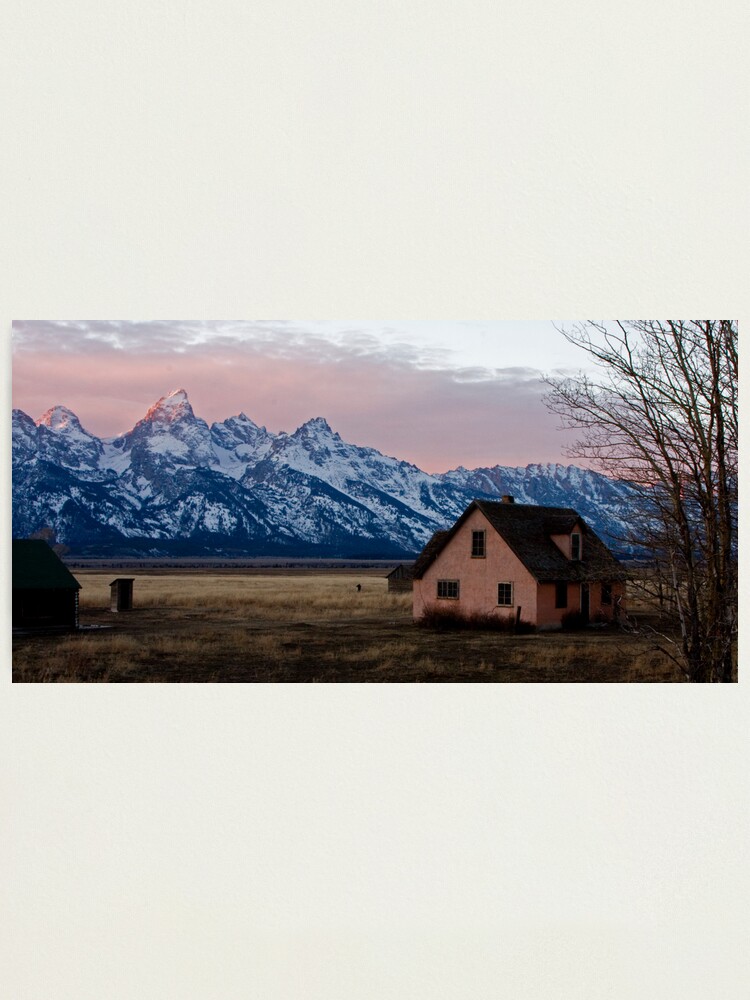 Alternate view of Peach House, Mormon Row, Tetons Photographic Print
