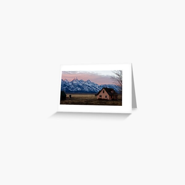 Peach House, Mormon Row, Tetons Greeting Card