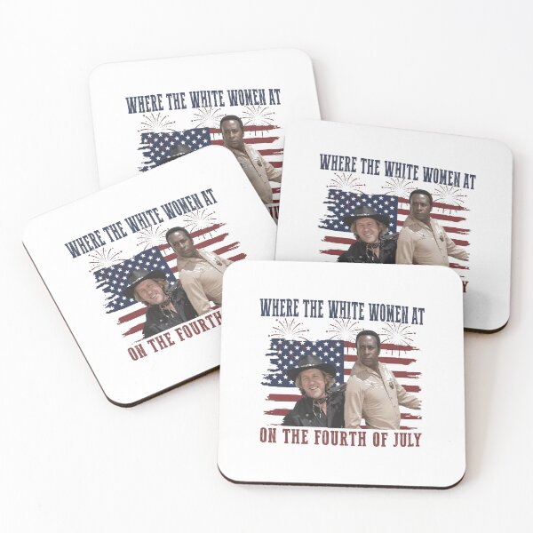 Item preview, Official Blazing Saddles Where The White Women At On The Fourth Of July 250th 2776-2026 designed and sold by SweetCornrrFun.