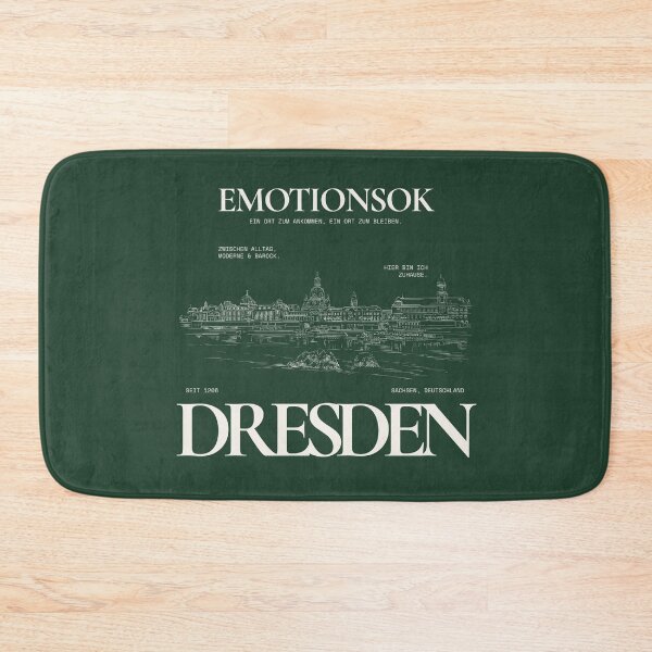 Item preview, Dresden Skyline Sketch linen · This is my home designed and sold by EmotionsOK.