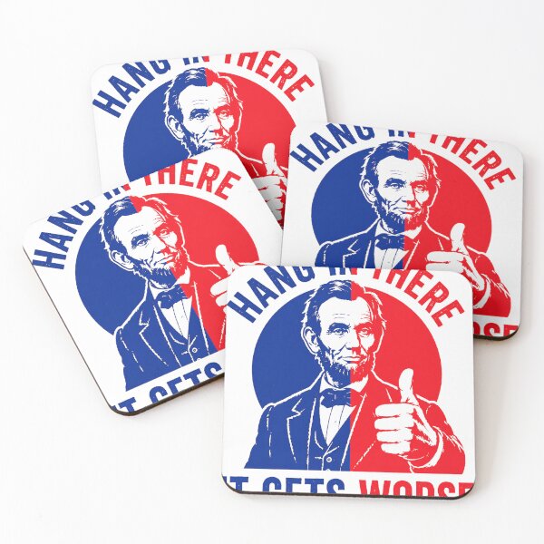 Item preview, Hang in There It Gets Worse Sarcastic Humor designed and sold by Jamescookes.