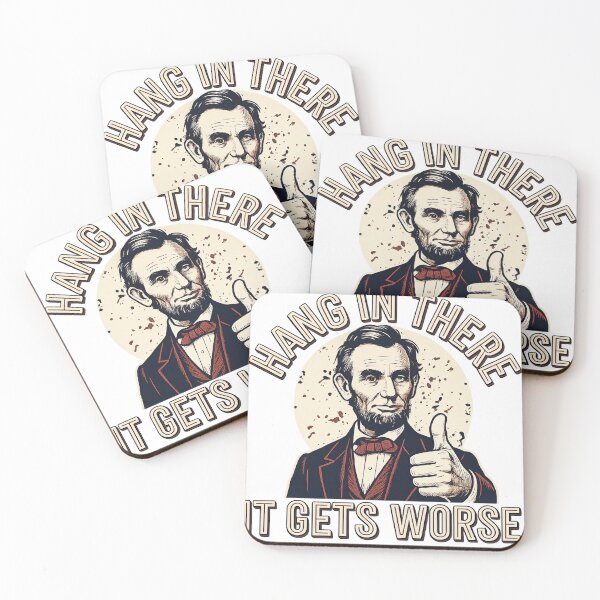 Item preview, Hang in There It Gets Worse Sarcastic Humor designed and sold by Jamescookes.