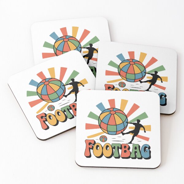 Item preview, Footbag Hacky Sack Retro 90s Groovy Sticker designed and sold by LukaRealm.