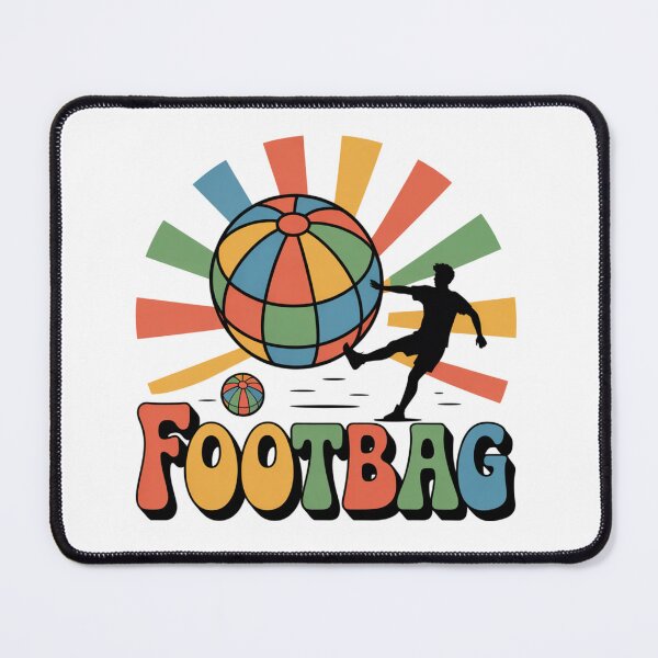 Item preview, Footbag Hacky Sack Retro 90s Groovy Sticker designed and sold by LukaRealm.