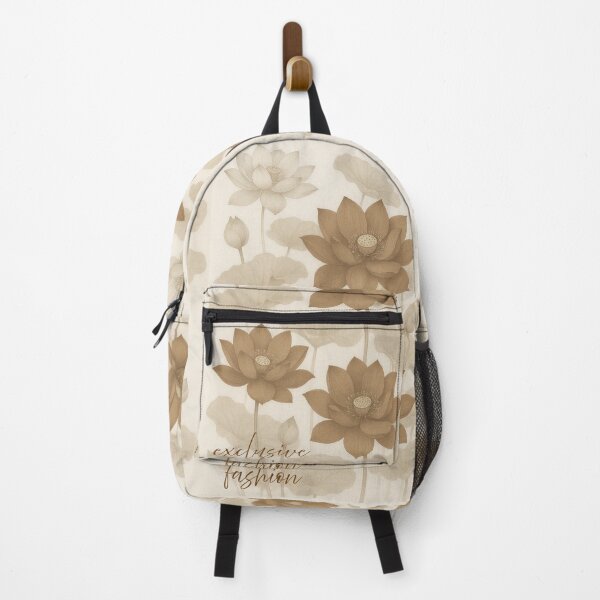 Item preview, Exclusive Fashion Vintage Lotus – Elegant Sepia Floral Art designed and sold by Karszul.