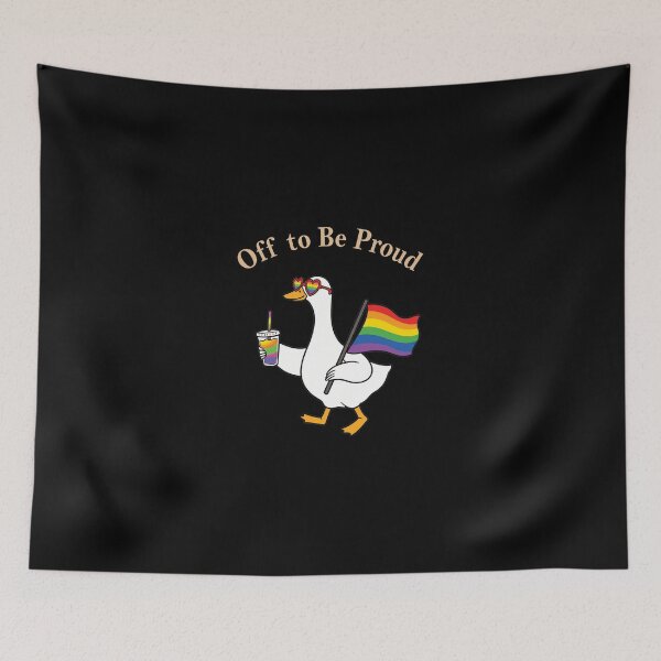 Item preview, Pride Goose LGBT Rainbow , Off To Be Proud designed and sold by NicowrmSArt.