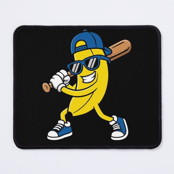 Item preview, Cool Banana Baseball Batter - Fun Sports Cartoon Mascot designed and sold by haitrieuic96.