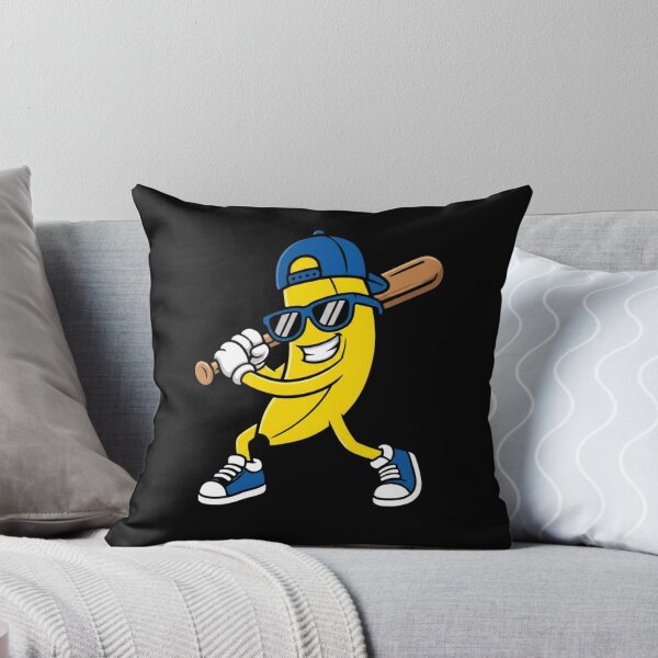 Item preview, Cool Banana Baseball Batter - Fun Sports Cartoon Mascot designed and sold by haitrieuic96.