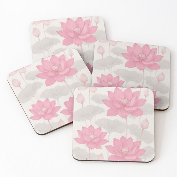 Item preview, Exclusive Fashion Lotus Bloom – Elegant Pink Floral Design designed and sold by Karszul.