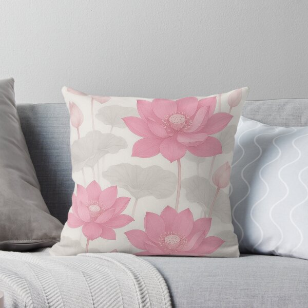 Item preview, Exclusive Fashion Lotus Bloom – Elegant Pink Floral Design designed and sold by Karszul.
