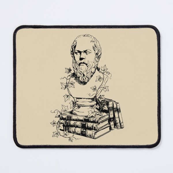 Item preview, Philosopher's Bust & Ivy - Light Academia Greek Statue designed and sold by bapupa.
