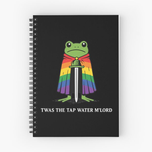 Item preview, Funny Twas the Tap Water Funny Frog LGBTQ Pride designed and sold by NicowrmSArt.