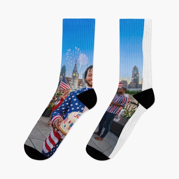 Item preview, Jalen Brunson NY Knicks Happy July 4 designed and sold by Home Decor Art.