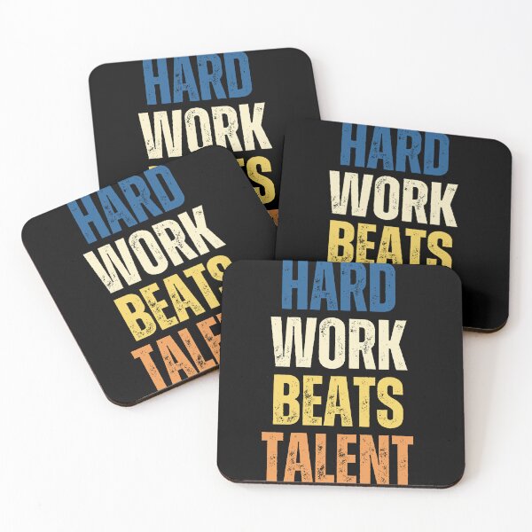 Item preview, Hard Work Beats Talent Motivation Inspiration Success Mindset designed and sold by HumansStuck12.