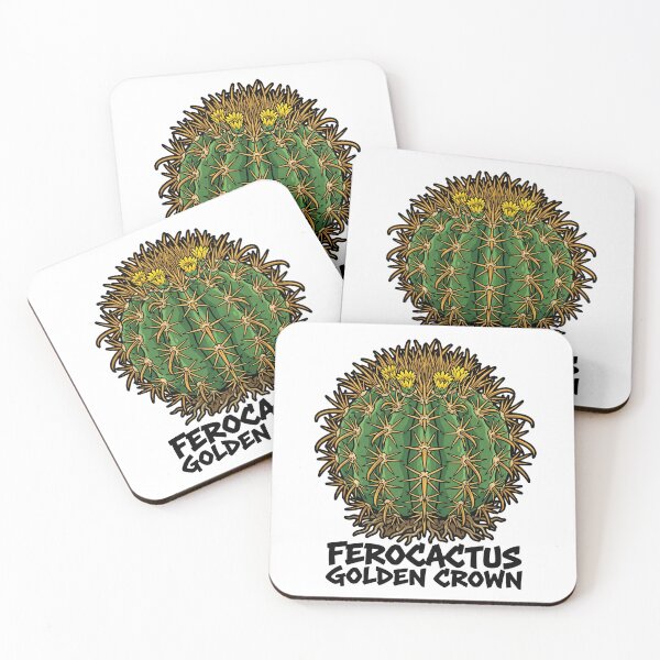 Item preview, Golden Crown Ferocactus Street Art Vector Graphic① designed and sold by GreenDivisionJP.
