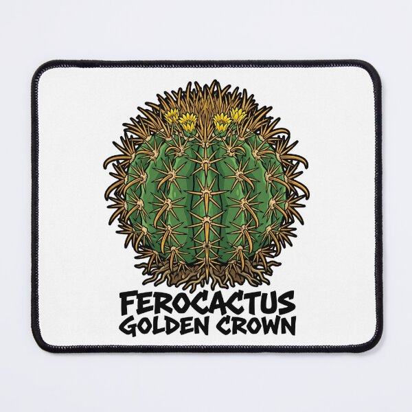 Item preview, Golden Crown Ferocactus Street Art Vector Graphic① designed and sold by GreenDivisionJP.