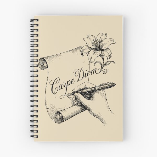 Item preview, Fountain Pen Botanical Script - Light Academia Aesthetic designed and sold by bapupa.