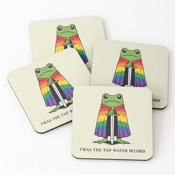 Item preview, Funny Twas the Tap Water Funny Frog LGBTQ Pride 2 designed and sold by NicowrmSArt.