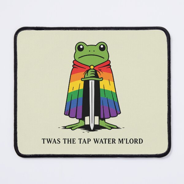 Item preview, Funny Twas the Tap Water Funny Frog LGBTQ Pride 2 designed and sold by NicowrmSArt.