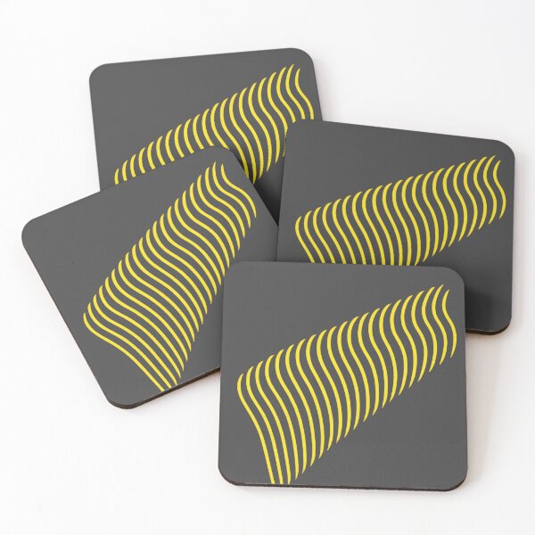 Item preview, Golden Wave Lines – Abstract Diagonal Pattern designed and sold by FilBlue.