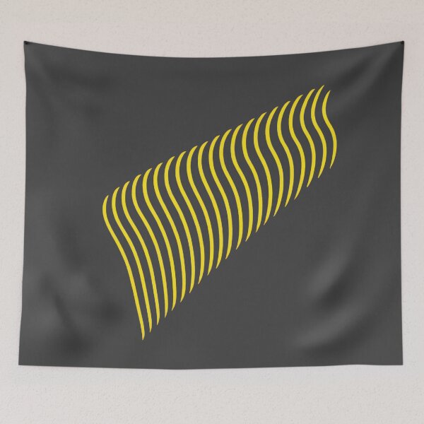 Item preview, Golden Wave Lines – Abstract Diagonal Pattern designed and sold by FilBlue.