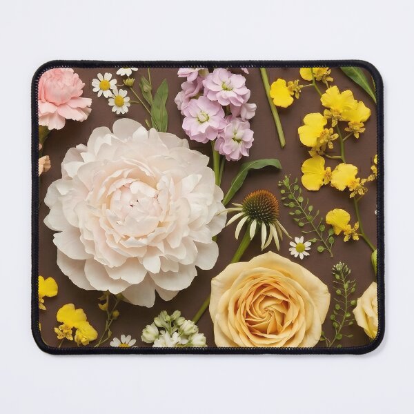 Item preview, Moody Autumn Botanical Mandala on Brown Background designed and sold by HornbillDesign.