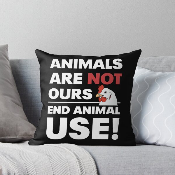 Item preview, Animals are not ours - End animal USE (for dark backgrounds) designed and sold by ArseniForFreedom.