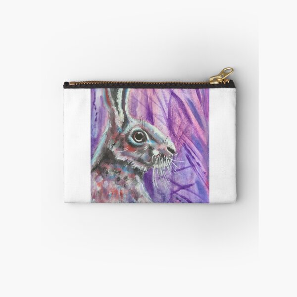 Item preview, Purple hare original oil painting  designed and sold by tattooclumsey.