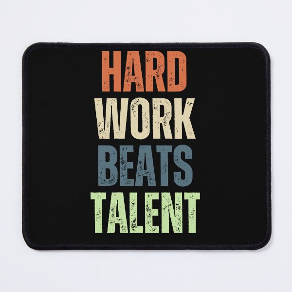 Item preview, Hard Work Beats Talent Motivational Quote For Athletes Entrepreneurs And Success Seekers designed and sold by HumansStuck12.