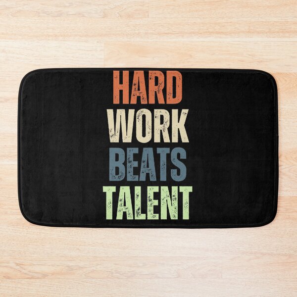 Item preview, Hard Work Beats Talent Motivational Quote For Athletes Entrepreneurs And Success Seekers designed and sold by HumansStuck12.
