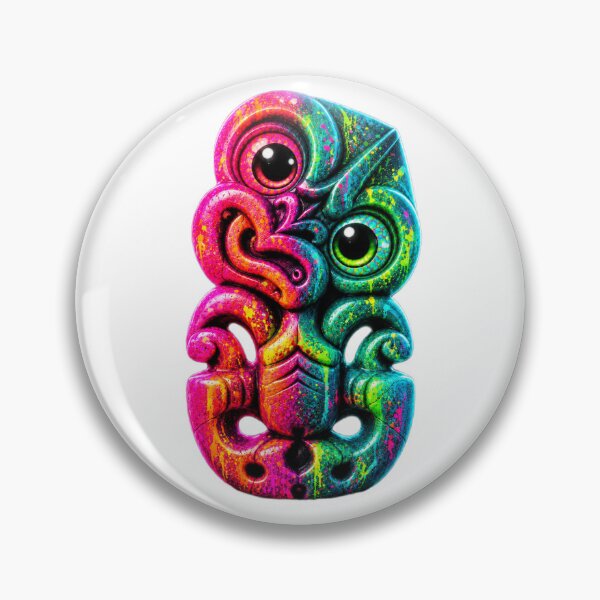 Item preview, Tropical Neon Hei Tiki  designed and sold by SkruffyInk.