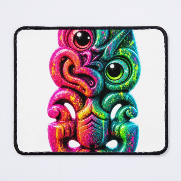 Item preview, Tropical Neon Hei Tiki  designed and sold by SkruffyInk.