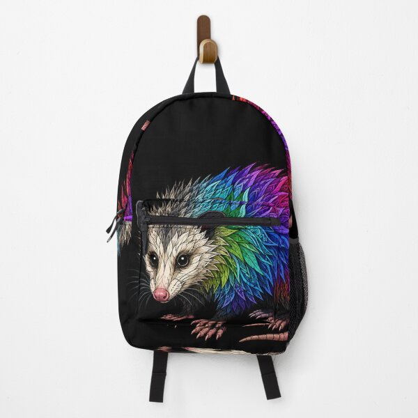 Item preview, Rainbow Opossum – Psychedelic Wildlife Art designed and sold by Karszul.